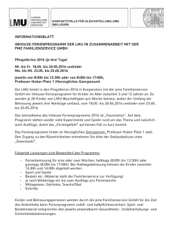 Informationsblatt