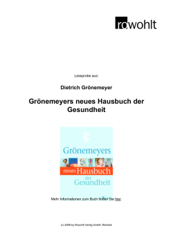 Gr&ouml;nemeyers neues Hausbuch der Gesundheit