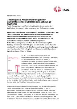 Intelligente Ausschreibungen f&uuml;r zukunftssichere