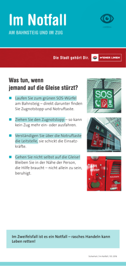Im Notfall - Wiener Linien