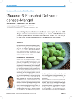 Glucose-6-Phosphat-Dehydrogenase-Mangel