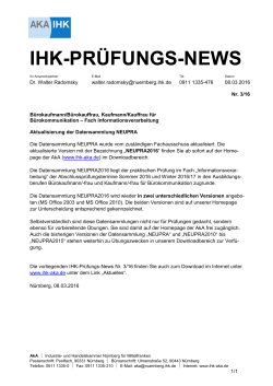 ihk-prüfungs-news - Oldenburgische Industrie