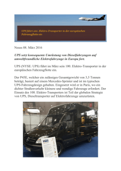 Über UPS - EFA