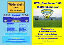 INFO-Flyer 2016 - RTC Sandhasen´88 Wölfersheim eV