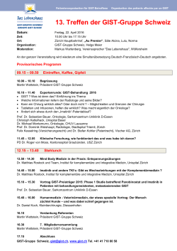 Programm GIST-Meeting2016