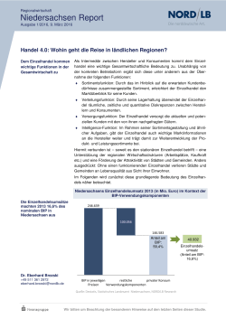 Niedersachsen Report_Handel 4.0