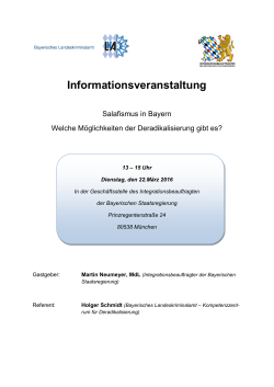 Informationsveranstaltung