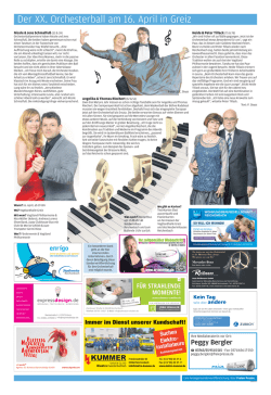 Freie Presse11.03.2016 Orchesterball
