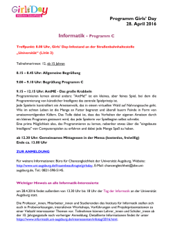Informatik - Programm C