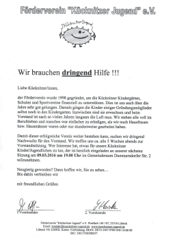 dieser PDF - F&ouml;rderverein K&uuml;cknitzer Jugend eV