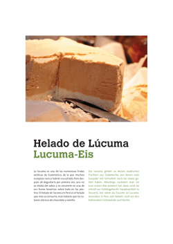 Helado de L&uacute;cuma Lucuma-Eis