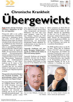 Health4You, M&auml;rz 2016 - &Ouml;sterreichisches Akademisches Institut f&uuml;r