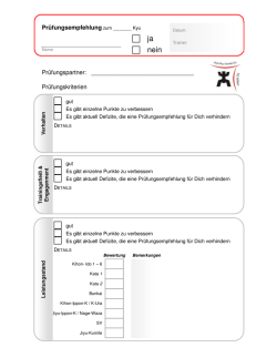 Informationen zur Kyū