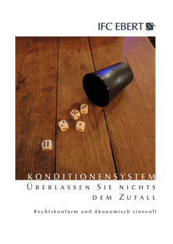 Flyer Konditionensystem