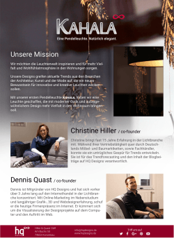 Unsere Mission Christine Hiller / co-founder