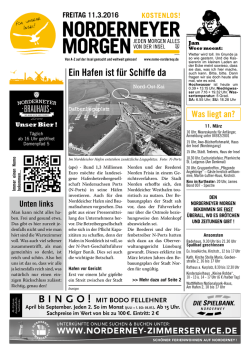 Ein Hafen ist f&uuml;r Schiffe da