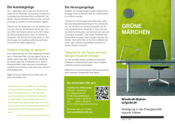 gr&uuml;ne m&auml;rchen - Initiative Pro Pf&auml;lzerwald