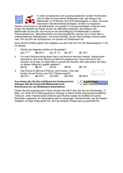 internationale Wettbewerb