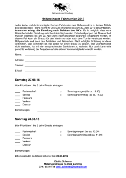 Helfer Fahren 2016