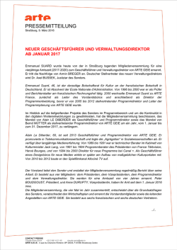 neuer gesch&auml;ftsf&uuml;hrer und verwaltungsdirektor