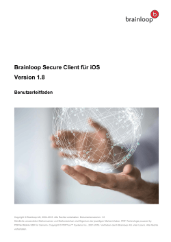 Brainloop Secure Client für iOS