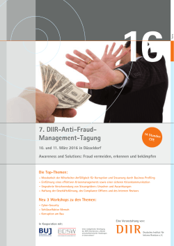 7. DIIR-Anti-Fraud- Management-Tagung