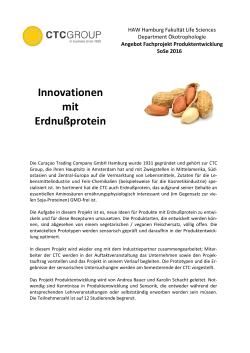 Innovation mit Erdnüssen