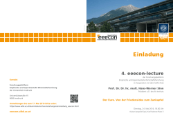 Einladung - Universit&auml;t Innsbruck