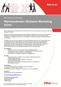 Werkstudent_Globales Marketing