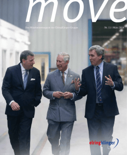 Das Mitarbeitermagazin der ElringKlinger-Gruppe