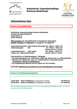Arbeitskreis Jugendzahnpflege Marburg