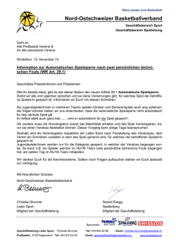Information Automatische Spielsperre