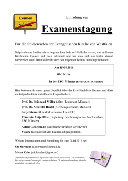 Einladung - Der Gesamtkonvent