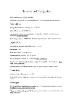 Infos gibt es hier