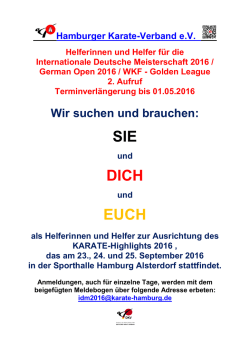 Hamburger Karate - Verband e.V. - Pr&auml;sident -