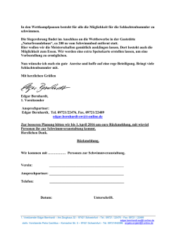 Ausschreibung Teil II
