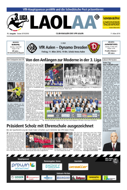 VfR-LAOLAA 15te Ausgabe Saison 2015-2016