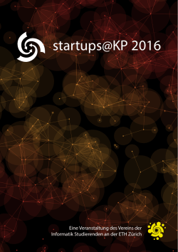 startups@KP 2016 - VISIT