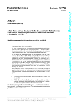 Drucksache 18/7738 - DIP des Bundestages