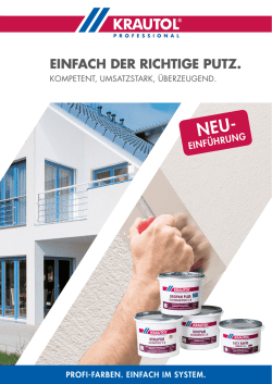 einfach der richtige putz.