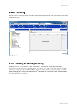 E-Mail Zuordnung