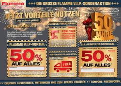 Gro&szlig;er Jubil&auml;umsverkauf bei Flamme K&uuml;chen + M&ouml;bel +++ Sichern