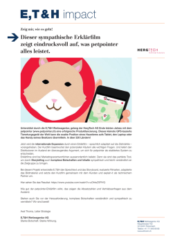 E, T & H impact - E,T&H Werbeagentur AG