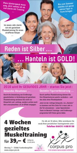 Hanteln ist GOLD