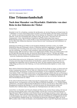 Eine Tr&uuml;mmerlandschaft