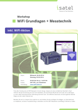WiFi Grundlagen + Messtechnik