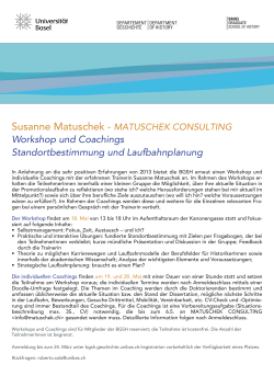 Susanne Matuschek - MATUSCHEK CONSULTING
