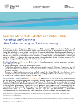 Susanne Matuschek - MATUSCHEK CONSULTING
