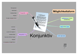 Konjunktiv - Kleinhirn.eu
