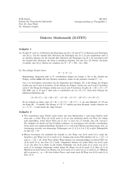 Diskrete Mathematik (D-ITET)